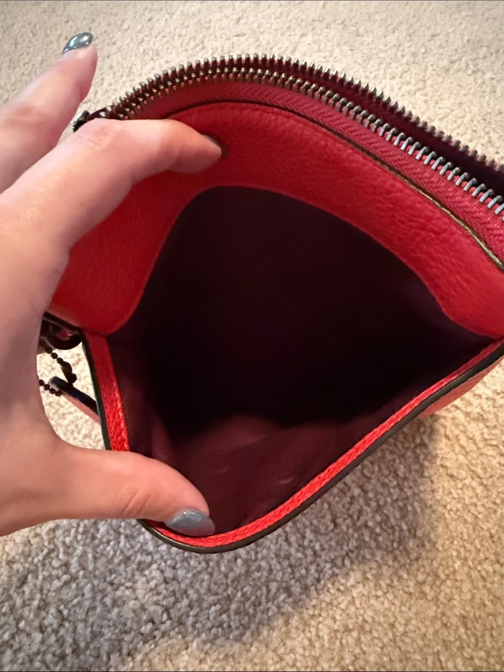 Coach 1897 Jes Slim Red Cross Body Bag